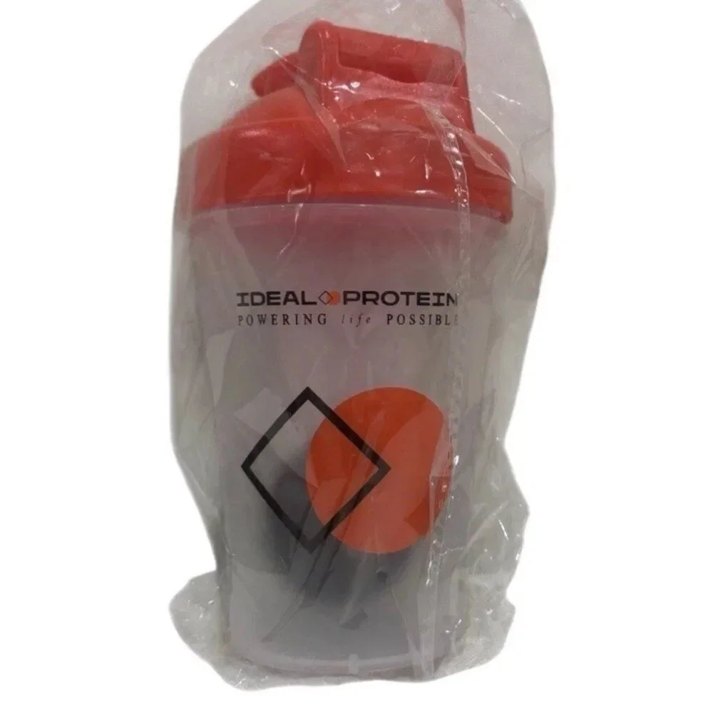 Ideal Protein IP Shaker Bottle W Lid Ball New Sealed 17 oz Blends Drinks Soups